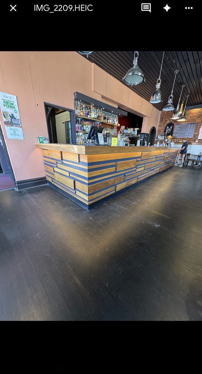 Commercial bar lighting installation — S+ Electrical